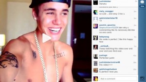 Justin Bieber instagram Video One Million Views